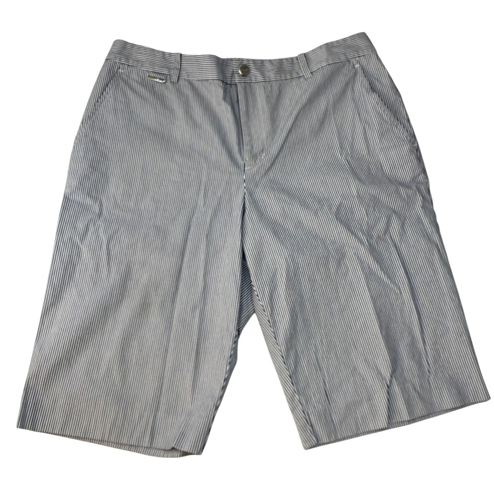 Lauren Active Ralph Lauren Pinstripe Shorts Navy Active Stretch Womens 10